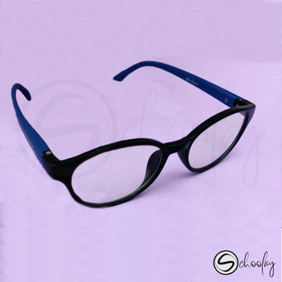 2 to 12 Years Online Class Eye Protection Cobalt Blue Oval Specs