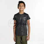 All Day Wear Camo Versatile Black Tee