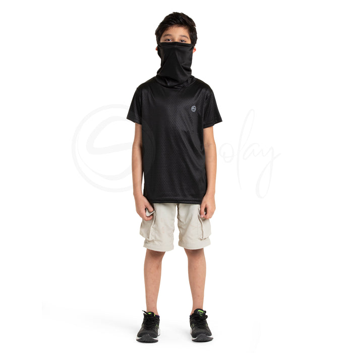 Defender Turtle Neck Black MaskTee