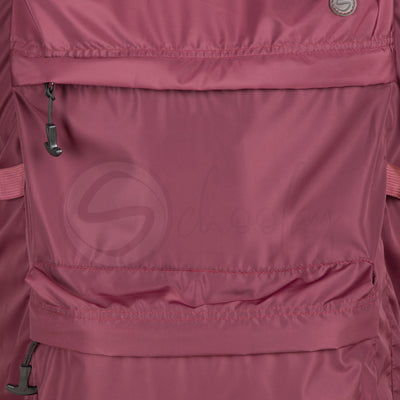 Maroon JackPack Jacket and Backpack Core Functionality