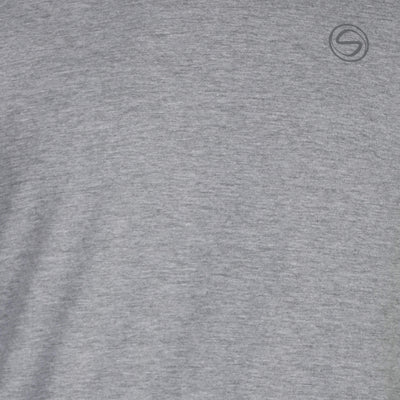 Melange Grey Crew Neck Zero Stain 100 Percent Cotton T shirt