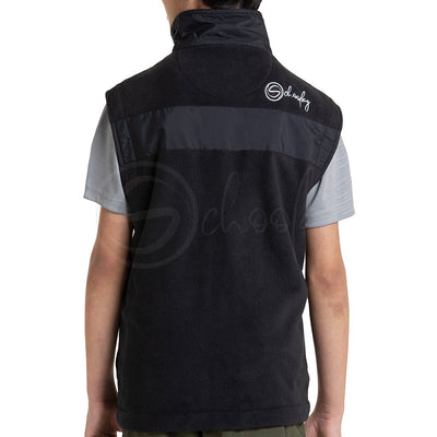 Polar English Fleece Bomber Vest Black