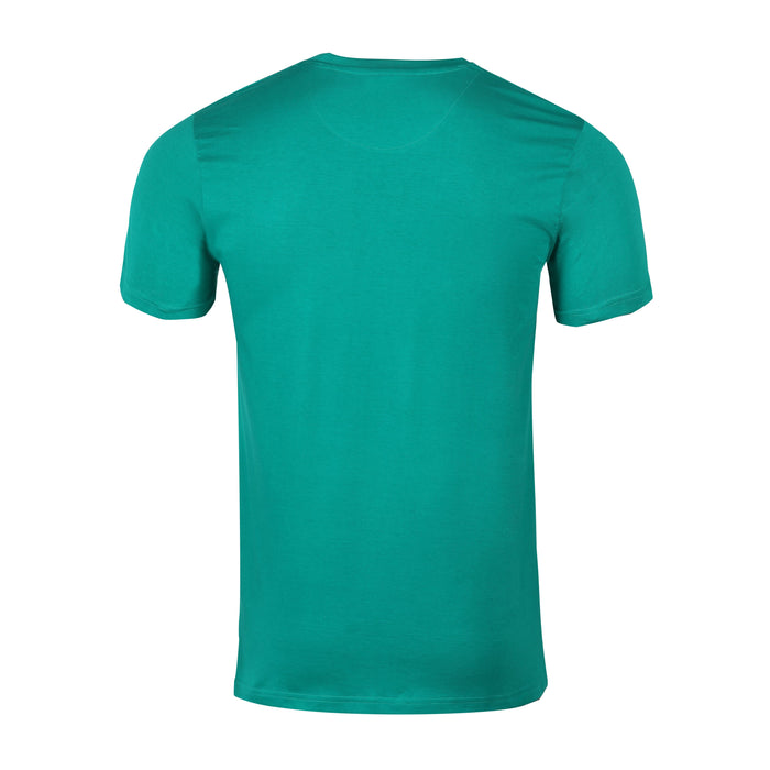 Solid Green Crew Neck Zero Stain 100 Percent Premium Cotton T shirt