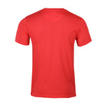 Solid Salmon Red Crew Neck Zero Stain 100 Percent Premium Cotton T shirt