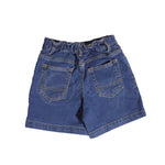 Stain Repellent Indigo Denim Shorts