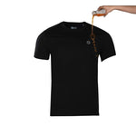 Stain Repeller Solid Black Tee