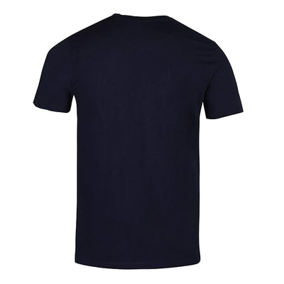 Stain Repeller Solid Navy Blue Tee