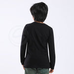 Stain Repeller Tees Classy Black Henley Tees