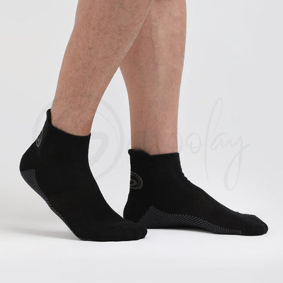 Anti-Fungal Sports Socks Black (Teen socks)