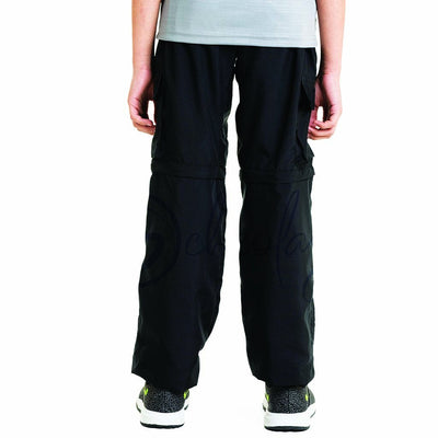 Black 4 in 1  Convertible Cargos (Full Pant, 3/4th , Shorts & Pouch)