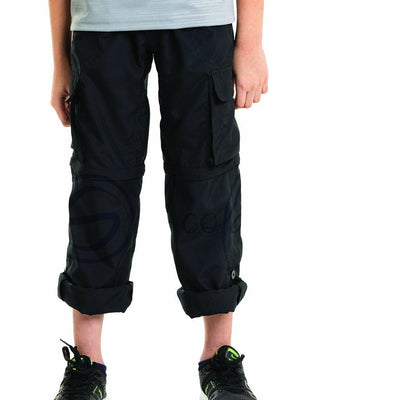 Black 4 in 1  Convertible Cargos (Full Pant, 3/4th , Shorts & Pouch)